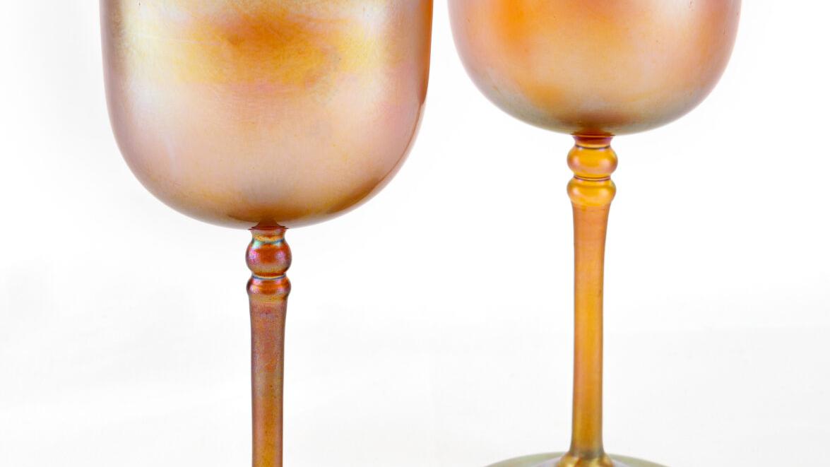 Iridescent 'Favrile' glass was a tribute to ancient artisans, recreated by modern science